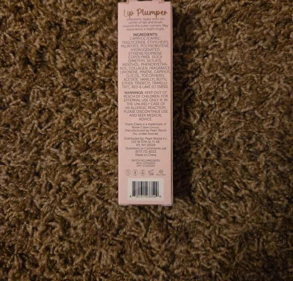Marie Claire Lip Plumper Gloss - Soft Pink